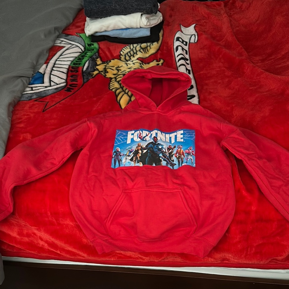 Red Fortnite Hoodie